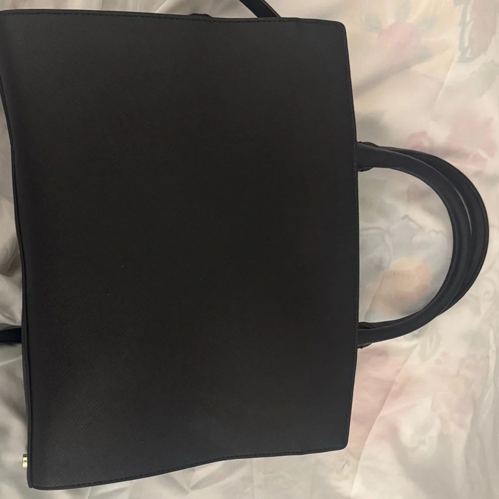 Calvin Klein Black Crossbody Bag with Floral Embroidery - Picture 4 of 6